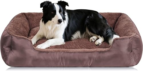 Cama para perros medianos, cama duradera y cómoda para mascotas de hasta 305090100 libras, autocalentable y lavable