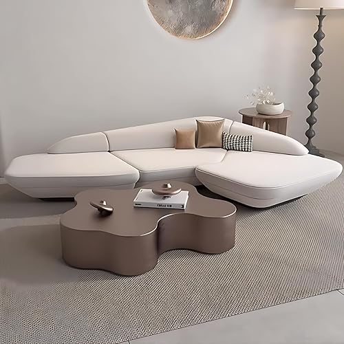 118IN Sectional Sofa Set - Comfortable Sectional Couch with Coffee