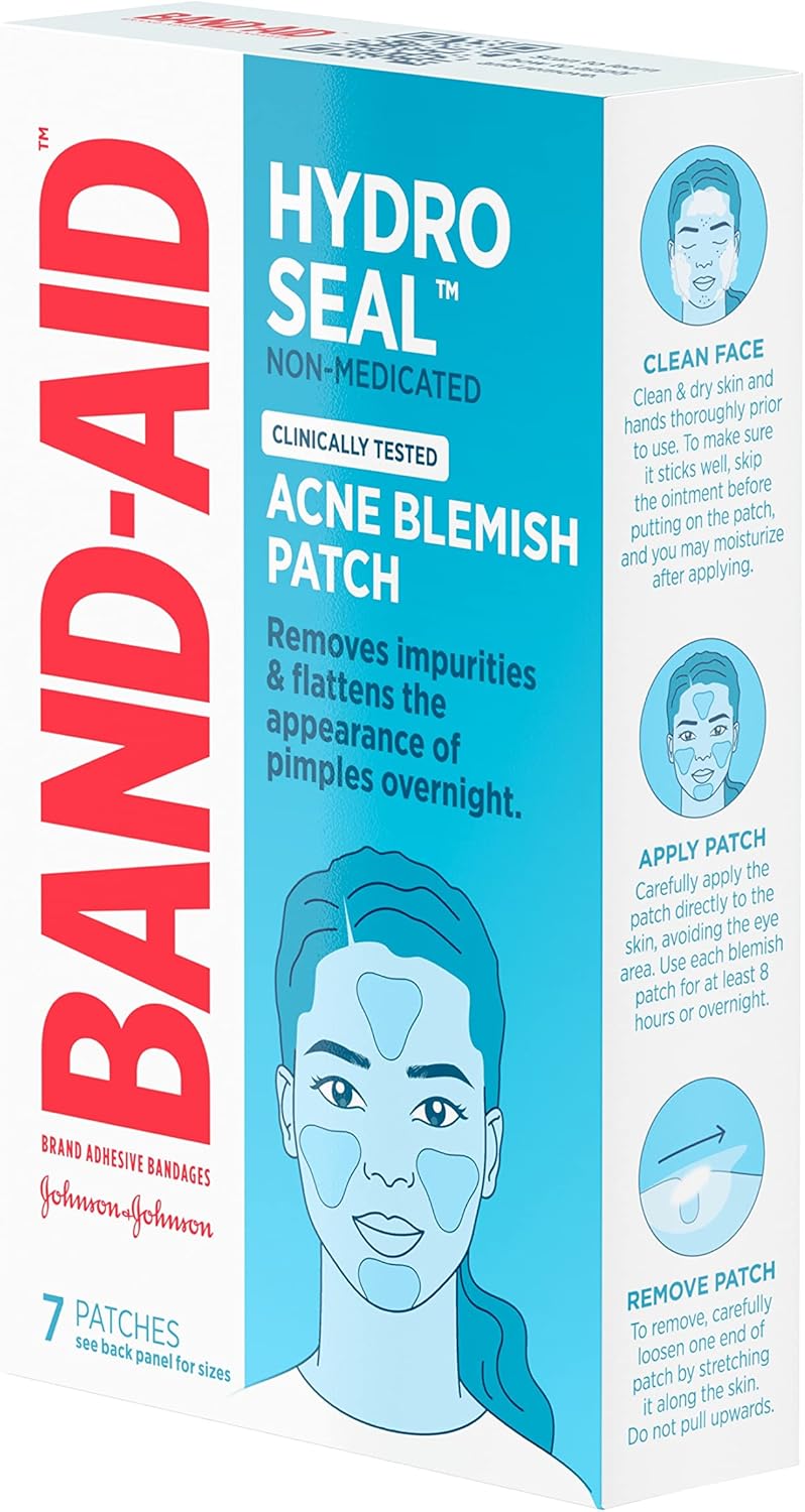 Buy BandAid Brand Hydro Seal Acne Patches, NonMedicated Acne Blemish