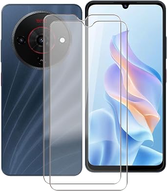 for ZTE Blade A76 5G Tempered Glass Screen Protector, [2 Pack] 9H Hardness Protective Film for ZTE Blade A76 5G 6.75", High Clear, Anti Scratch, Bubble Free Tempered Glass Film