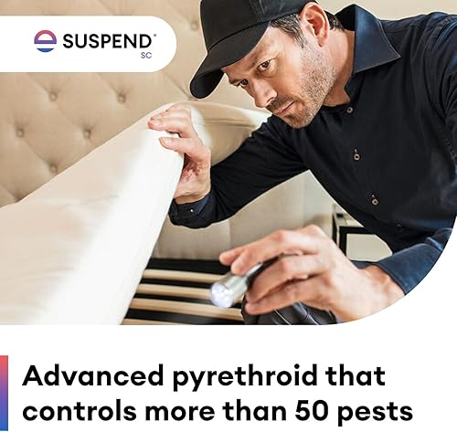Miniatura 7 de Suspend SC Insecticide (1 Gallon) - Broad Spectrum Control of More Than 50 pests - Including Ants, Bed Bugs, Cockroaches, Fleas, Mosquitoes,