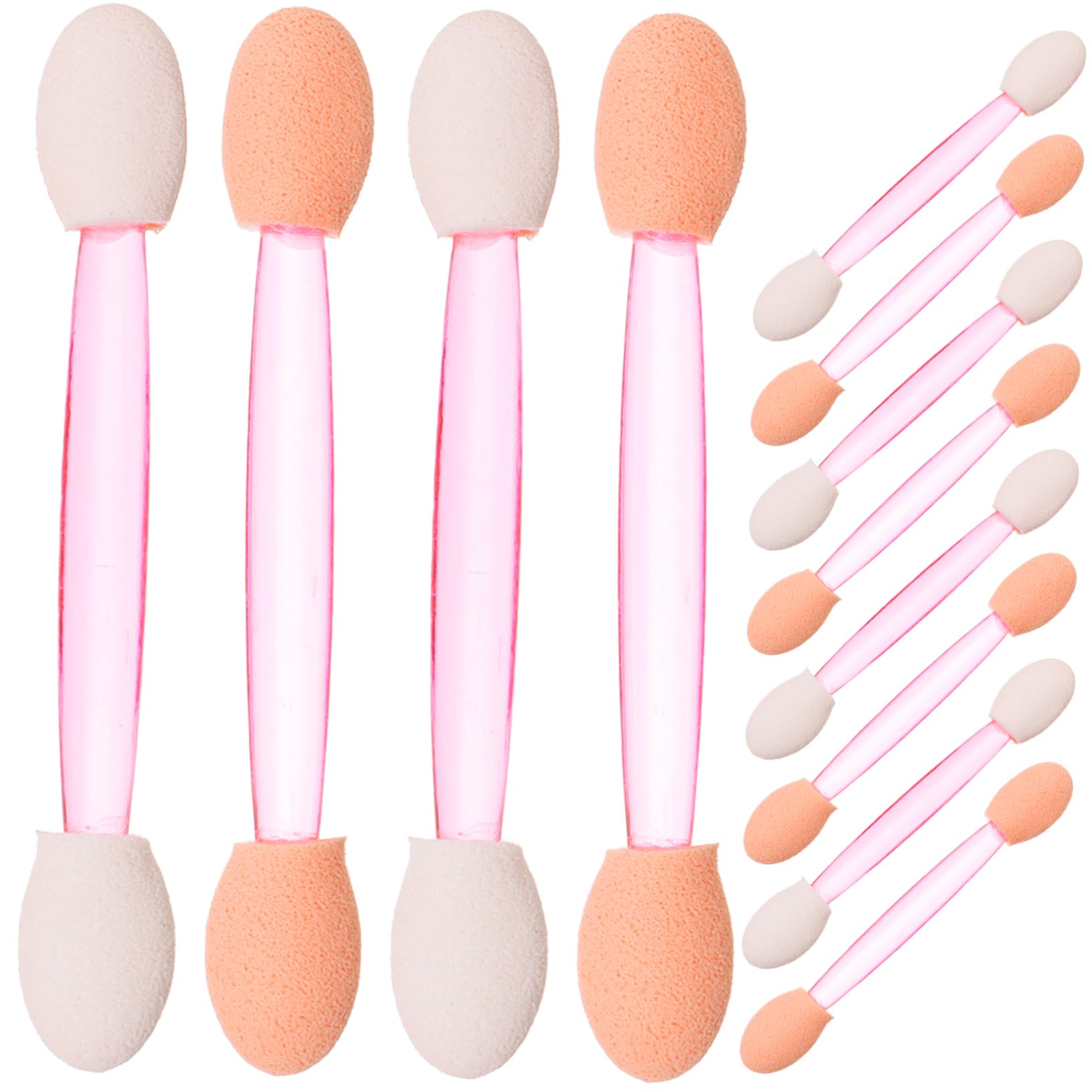 SOESFOUFU Skin-friendly Eye Shadow Stick 100pcs Double Head Brush Eyeshadow Applicator Kit