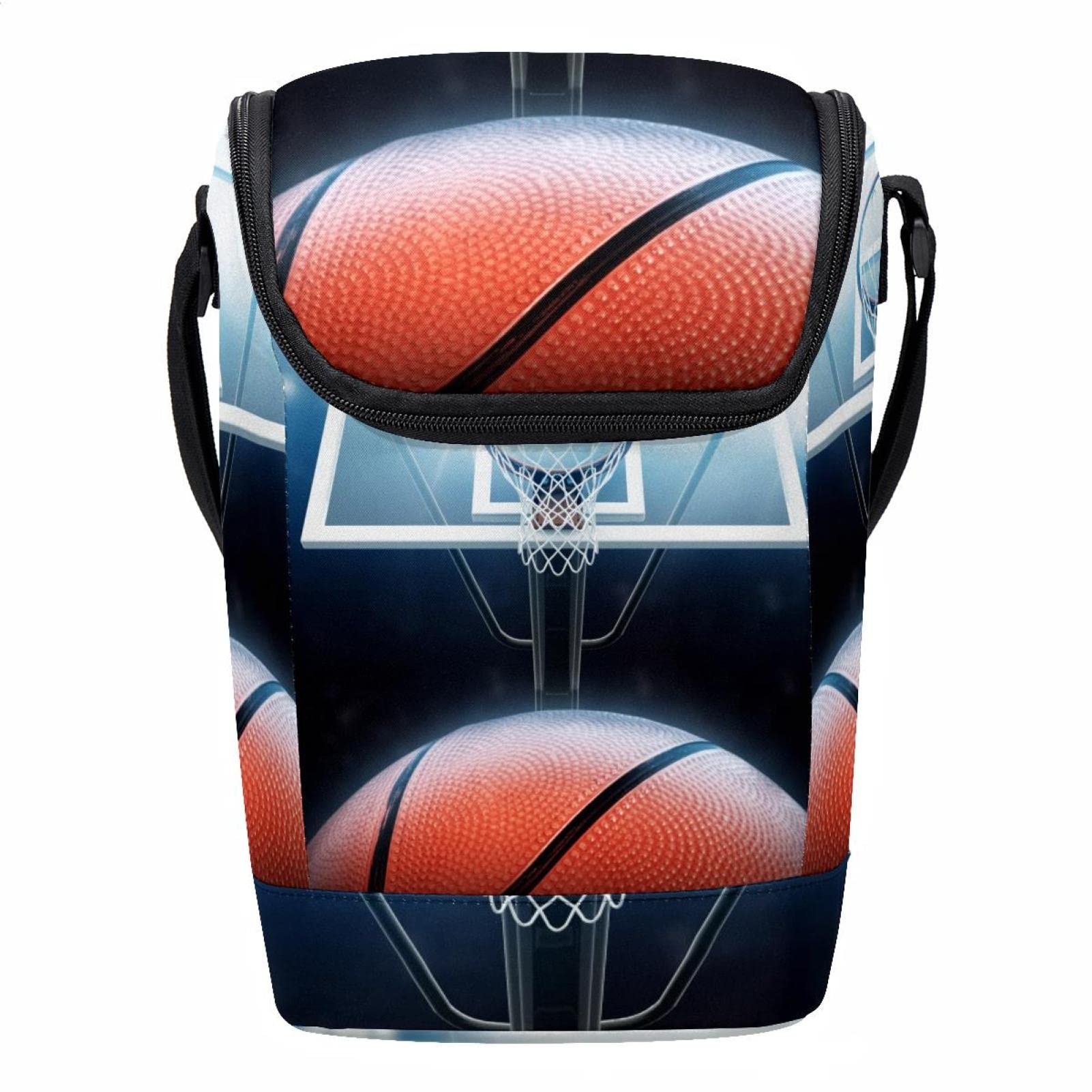 Bolsa de almuerzo de baloncesto para picnics al aire libre y excursiones escolares infantiles