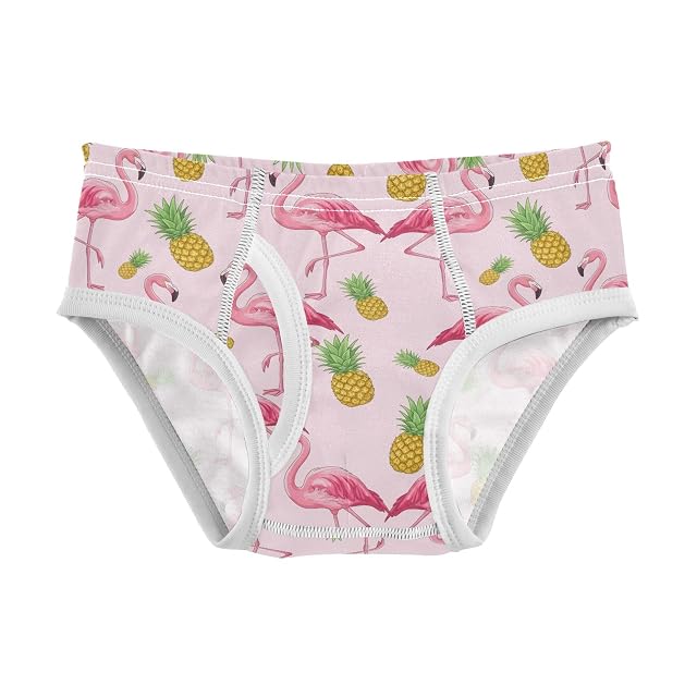 Boys Exclusive Briefs Toddler Underwear 95 Combed Cotton Boxerbriefs 2T Pineapple Flamingo
