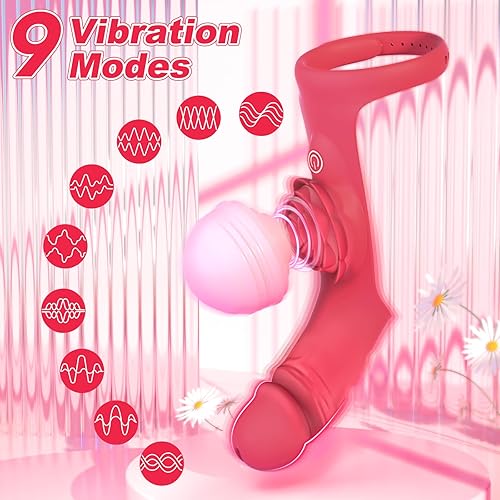 Miniatura 3 de Vibrador de dedo para adultos, juguetes sexuales - Vibrador de punto G, estimulador de clítoris, juguete de rosa con 9 potentes modos de vibración,