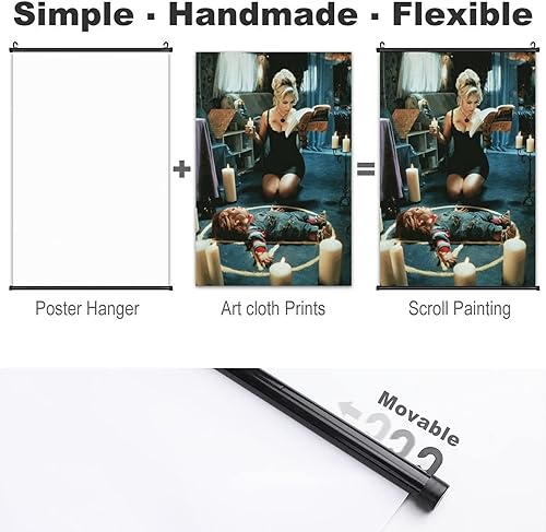 Miniatura 3 de Lienzo de arte de San Valentín, arte de Tiffany, decoración de pared, tapiz de película, colgar en la habitación familiar, dormitorio, oficina,