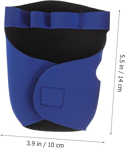 Miniatura 2 de Kisangel 1 par de guantes protectores para gimnasio, cinta de muñeca atlética, protectores de palma antideslizantes, almohadillas de palma para