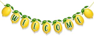 Amazon.com: Seyal® Lemon Welcome Banner : Home & Kitchen