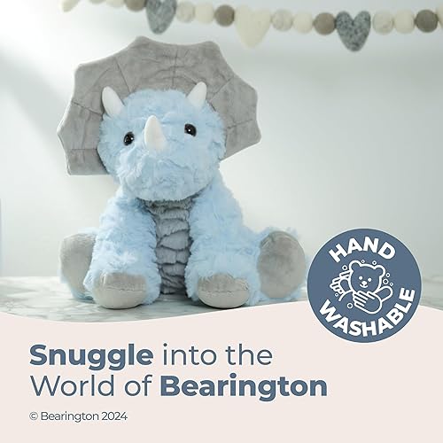 Miniatura 3 de Bearington Lil' Tracer - Dinosaurio de peluche con sonajero, 5 pulgadas