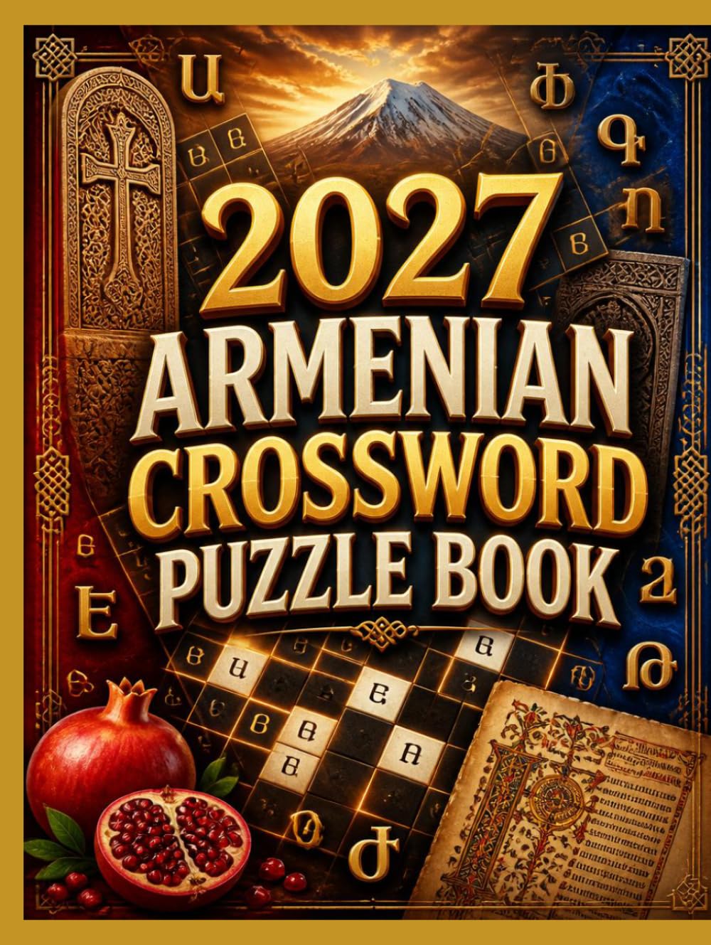 2027 Armenian Crossword Puzzle Book: Large Print Armenian Crossword Puzzles with Thousands of Armenian Words and Clues for Vocabulary Building, Brain ... and Fun for Teens, Adults & Seniors