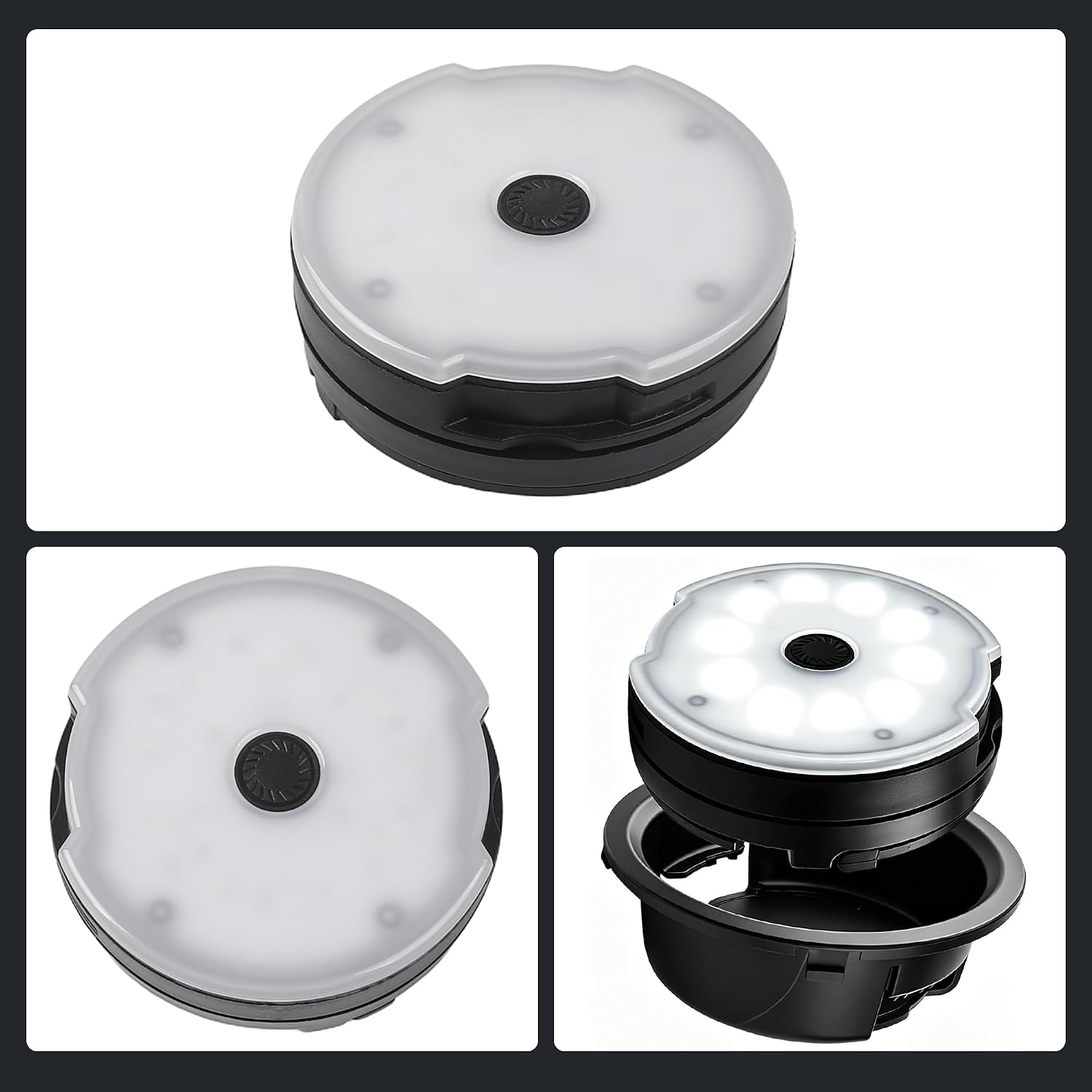 Side Storage LED Lantern with Control fot Toyota Tacoma 2024-2026, 4Runner 2025-2026, RAV4 Woodland 2026, Side Dash Mount Emergency Flashlight Replacement PT944-35253 image 5