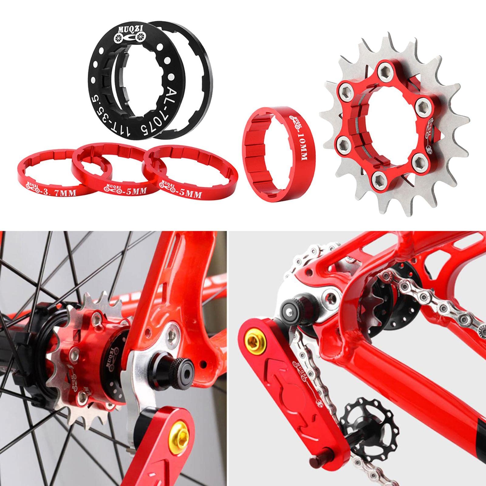 Amazon | Harilla MTBシングル1スピードカセットコグ固定ギア変換