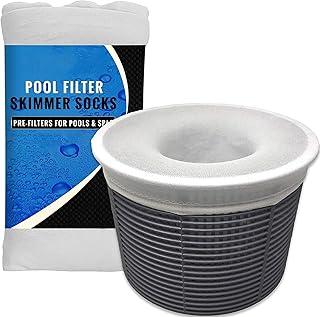GIVEKI 60 Packs of Pool Skimmer Socks Reusable Effective Pool Filter Basket Socks to Save Pumps, Filters, Baskets and Skimmers- The Ideal SockNetSaver to Protect Your Inground or Above Ground Pool