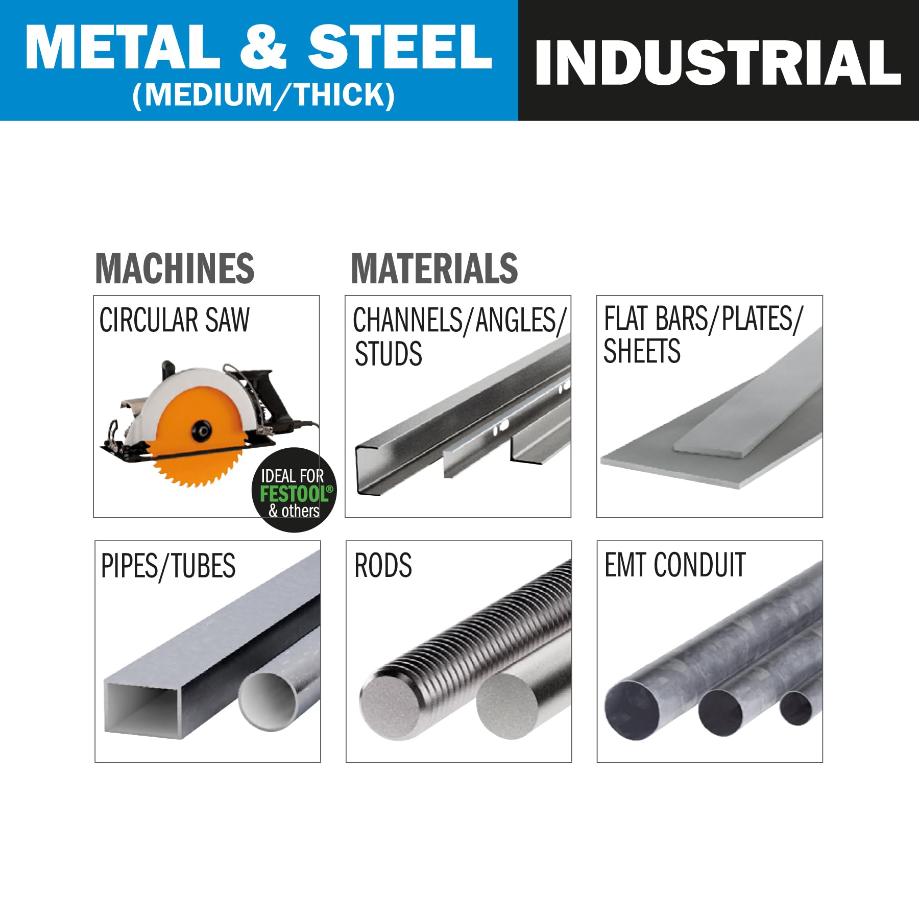 CMT Orange Tools 226.047.09M - Sierra circular para metales 216x2.2x30 z 48 fwf 8 grados
