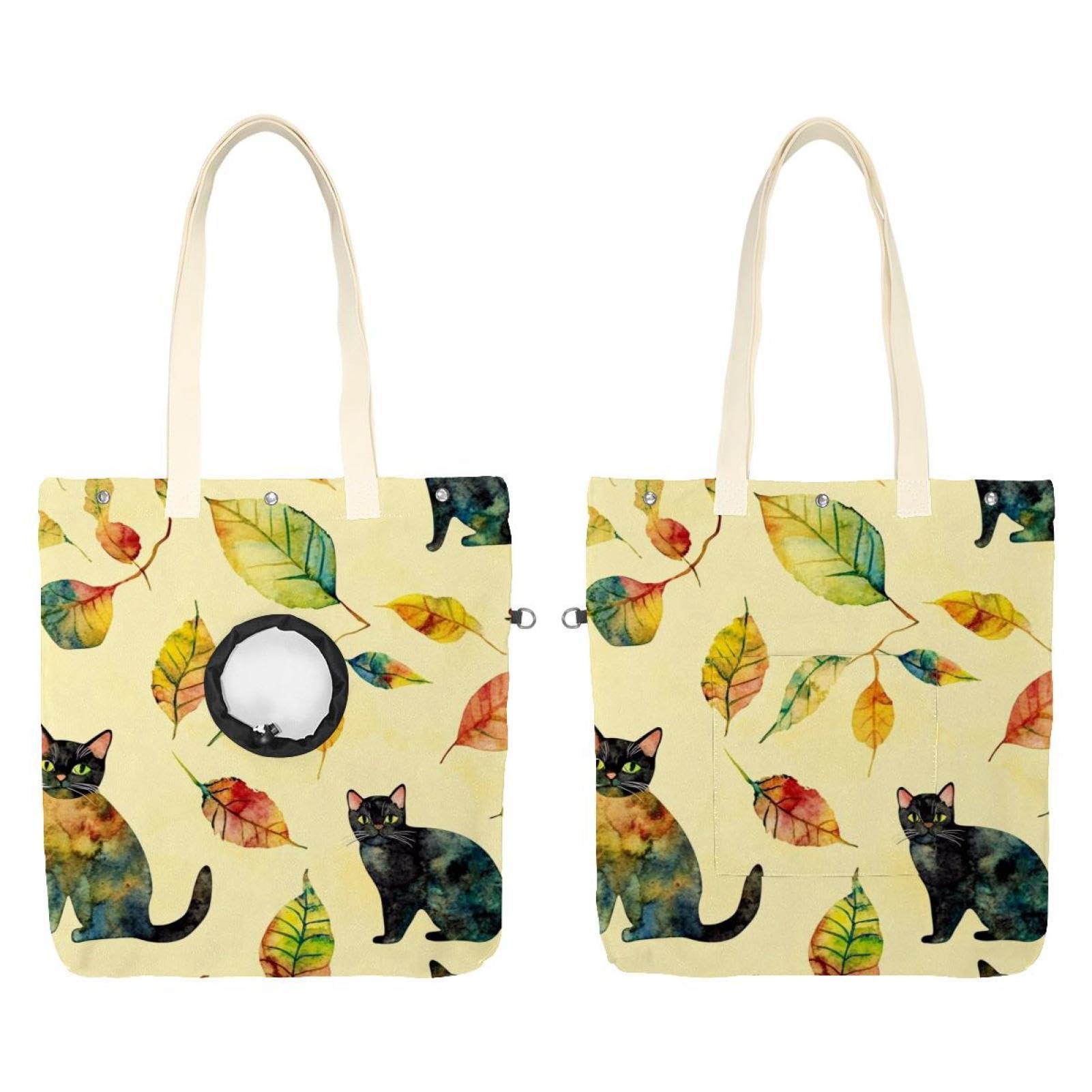 Sac en toile Show Head pour animal domestique avec bandoulière ergonomique