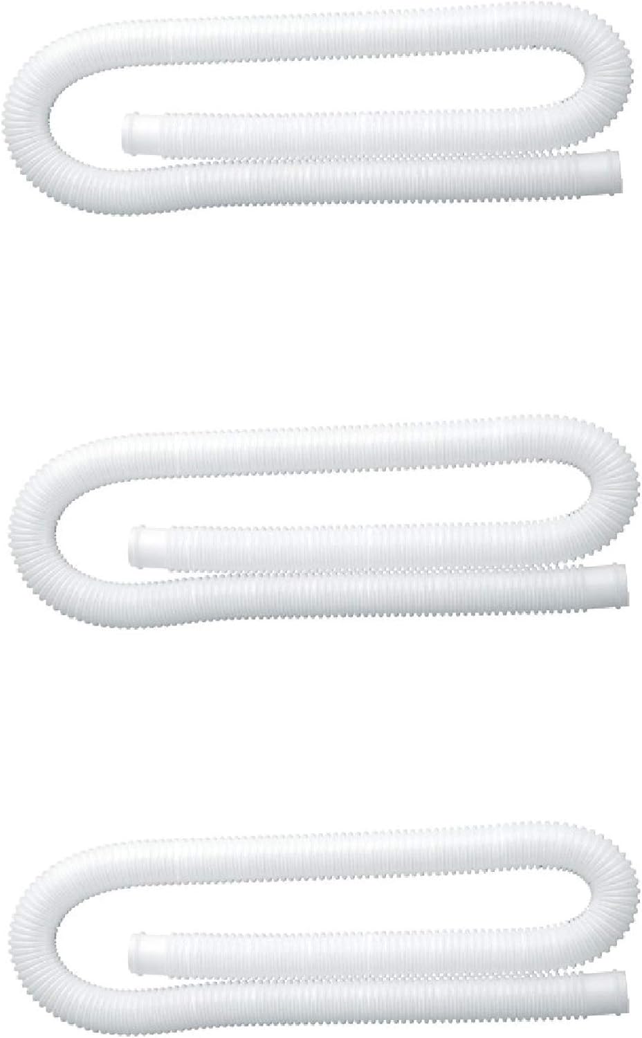Intex 1.25 Inch Diameter Accessory Pool Pump Replacement Hose 59In Long (3 Pack)