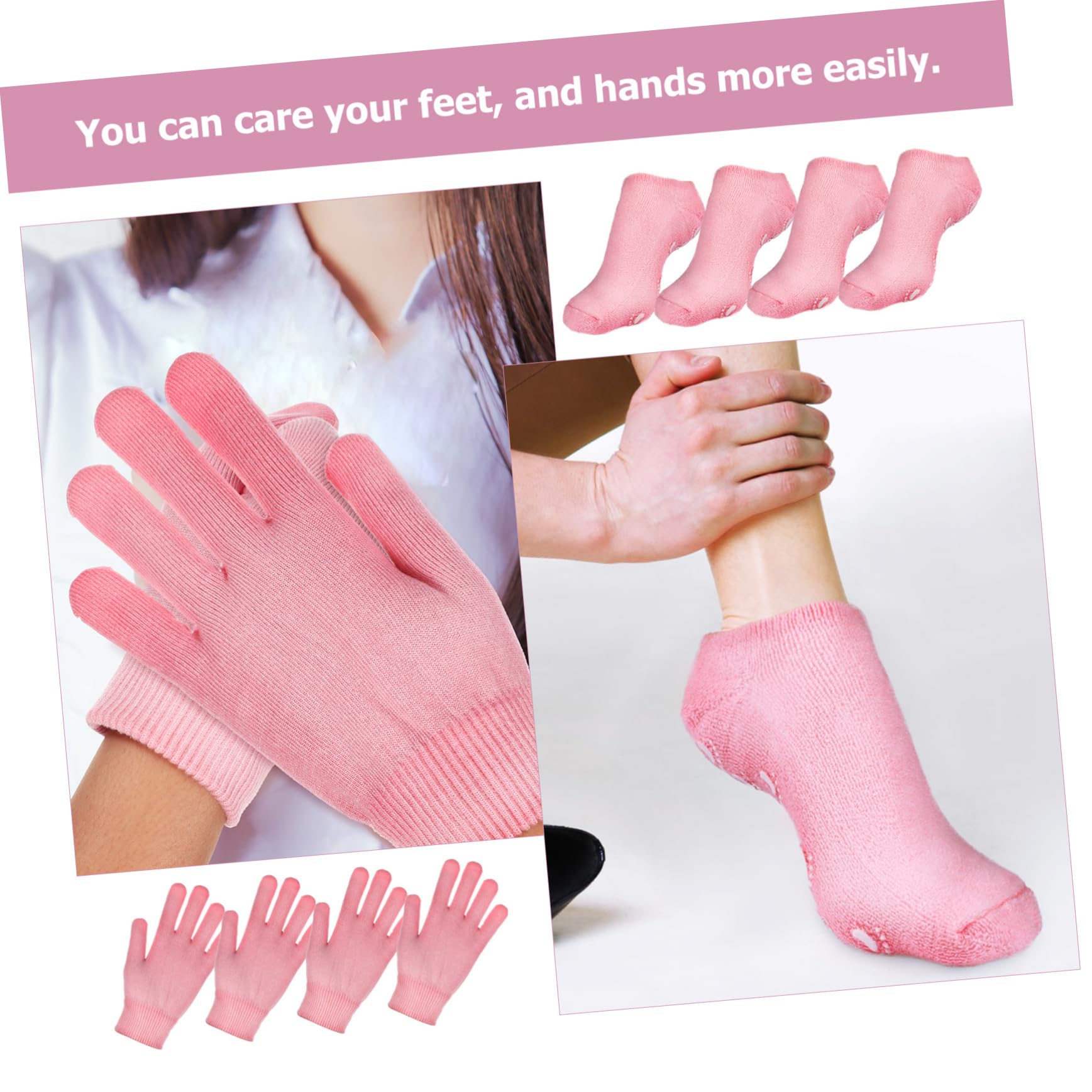 Satz Handschuhe Baumwolle Socken 2 Feuchtigkeitsspendende