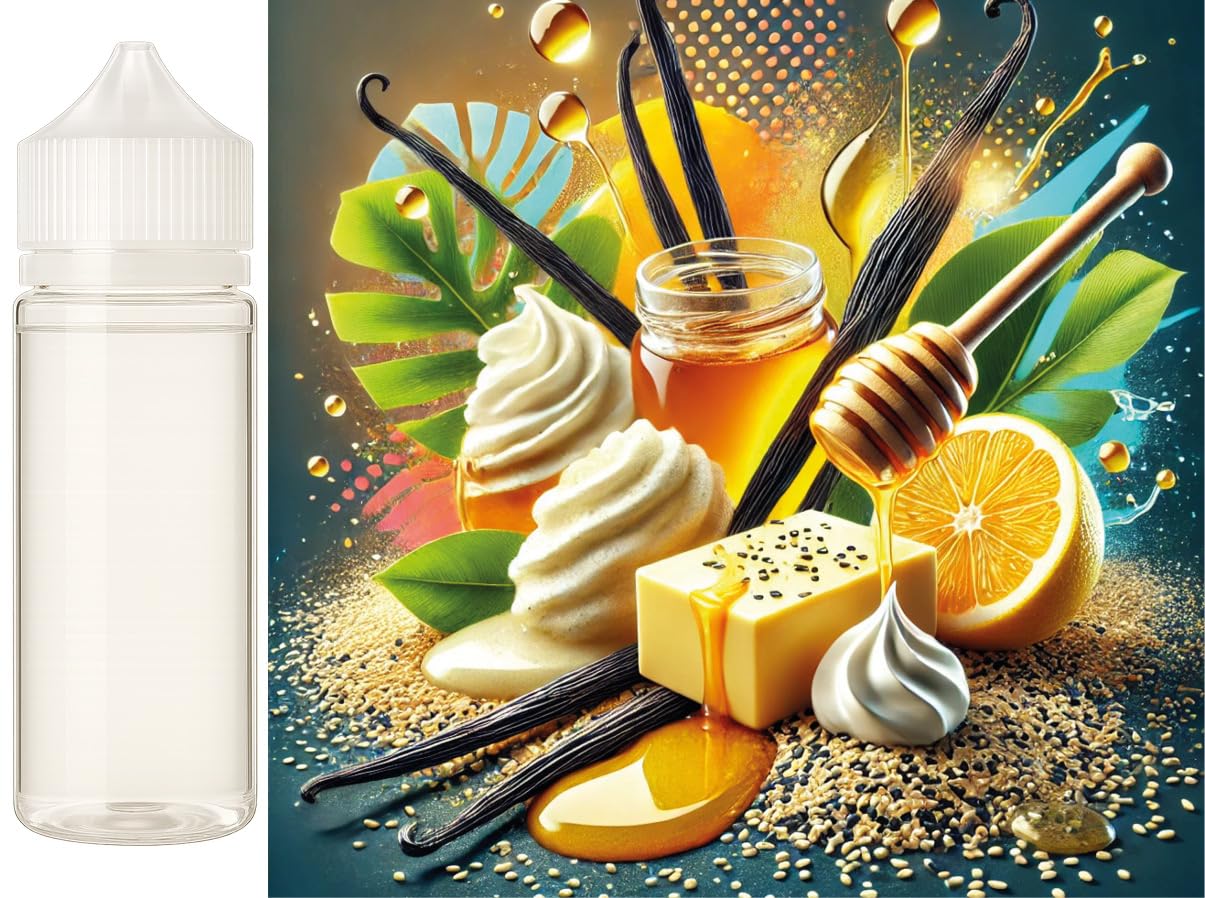 Sesame & Honey Bliss - Sesam,Honig,Vanille,Butter&Zitrone Aroma Konzentrat - Vegan - Sasami - 100ml