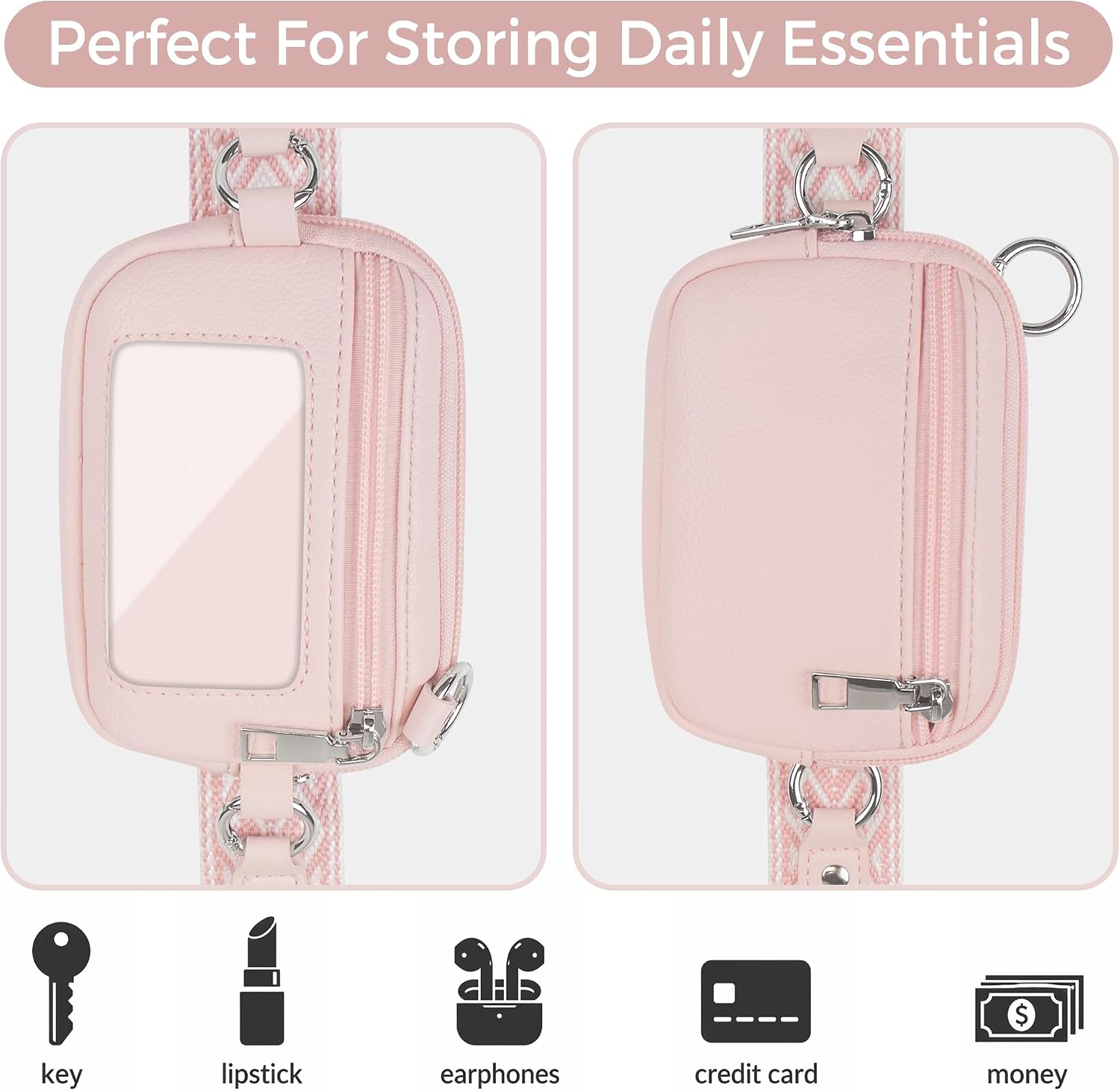 Phone Lanyard Wallet Crossbody Strap To Save The Bag For Girls image 5