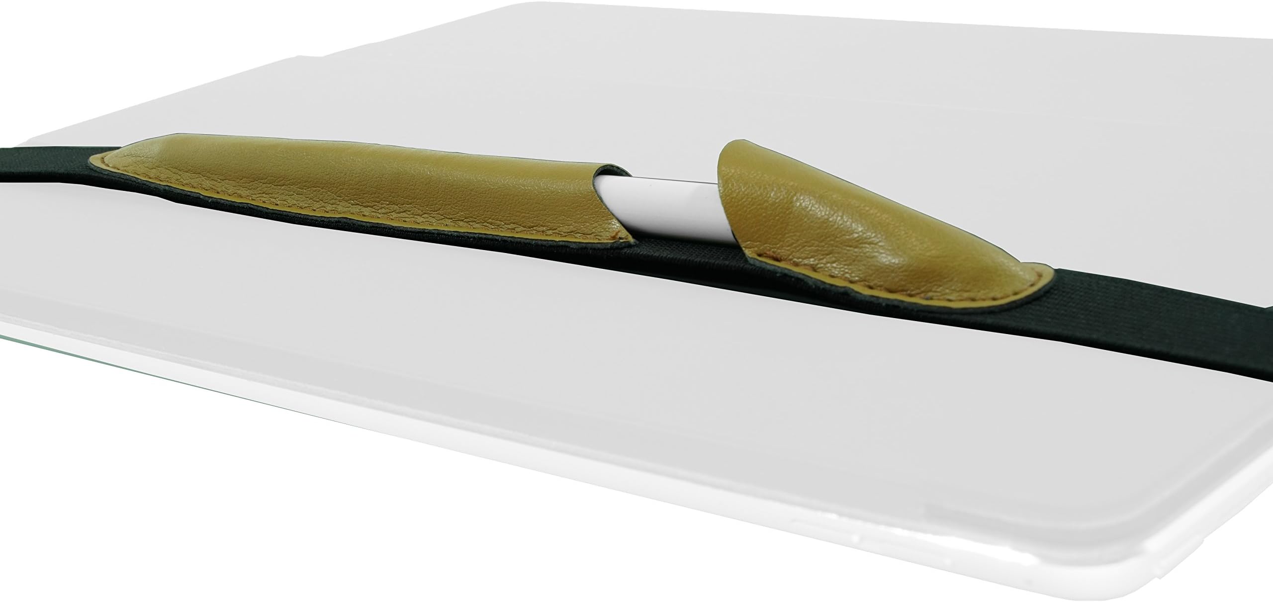 ALJAVA Pen Holder DANJEL - Apple Pencil Case for iPad 9.7'' Tobacco Brown - Handmade Pencil Loop for Tablet or Organizer (9,7'')