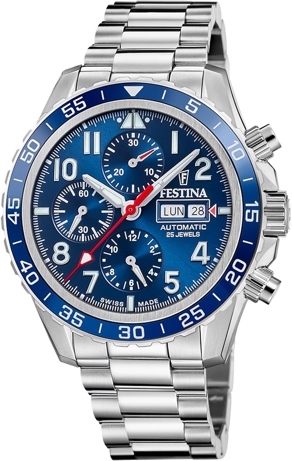 Festina AUTOMATICO F20055/3 オートマチック メンズ クロノグラフ Amazonで販売中 Festina AUTOMATICO F20055/3 オートマチック メンズ クロノグラフ Amazonで販売中