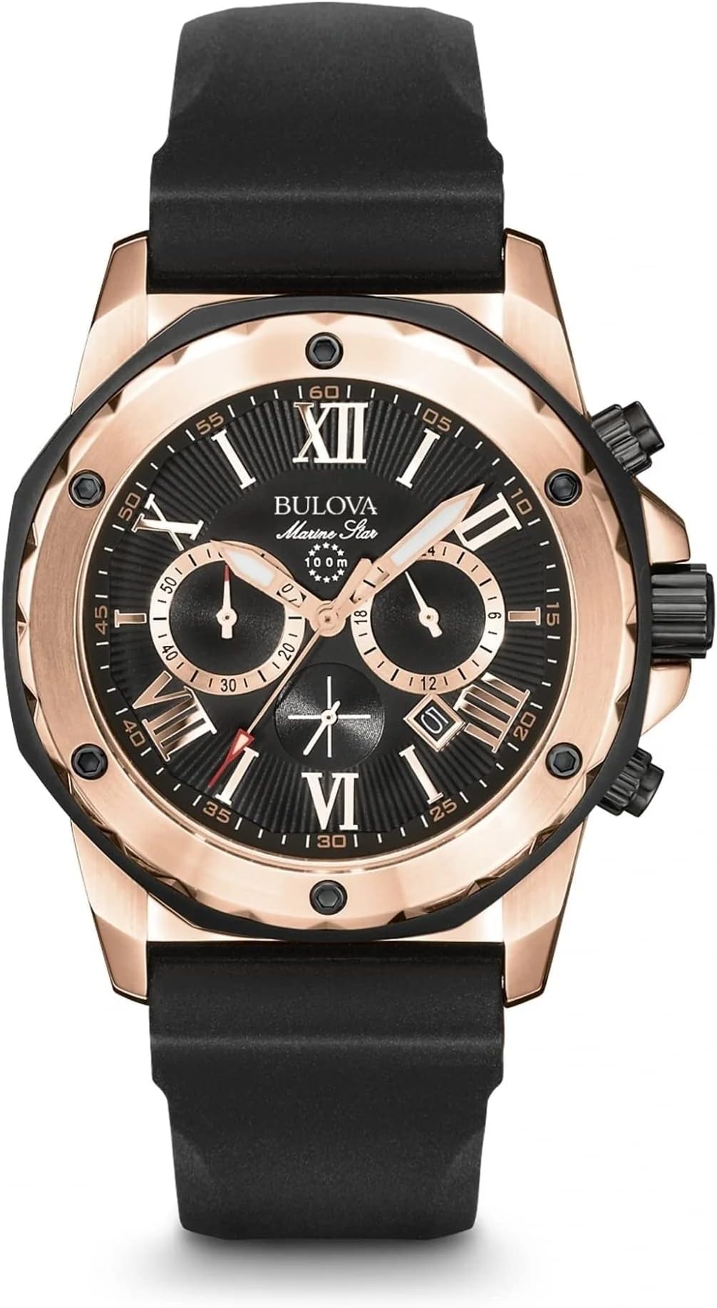 Bulova Herrenarmbanduhr mit Marinestern