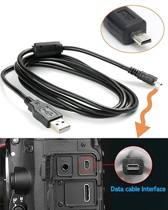 Replacement UC-E6 UC-E16 UC-E17 UC-E23 for Nikon Coolpix Charger, for Nikon Coolpix Charging Cord for S3100 S3000 S6300 S570 S3500 S6200 S6500