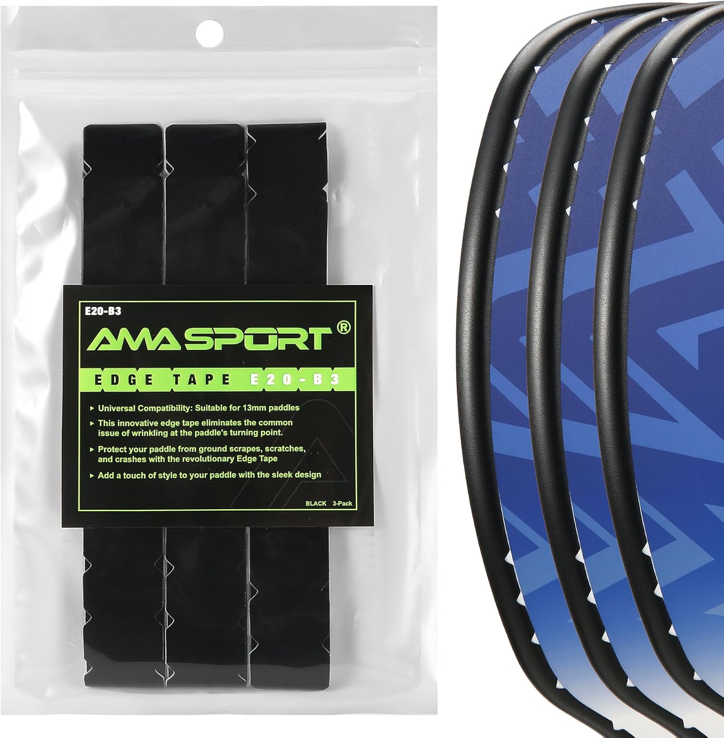 PICKLETECH Pickleball Paddle Protection Tape Paddle Head