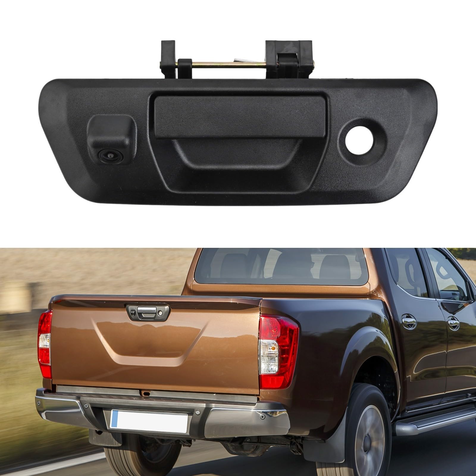 Heckklappenkamera ABS Schwarz für Navara D23 12V-24V