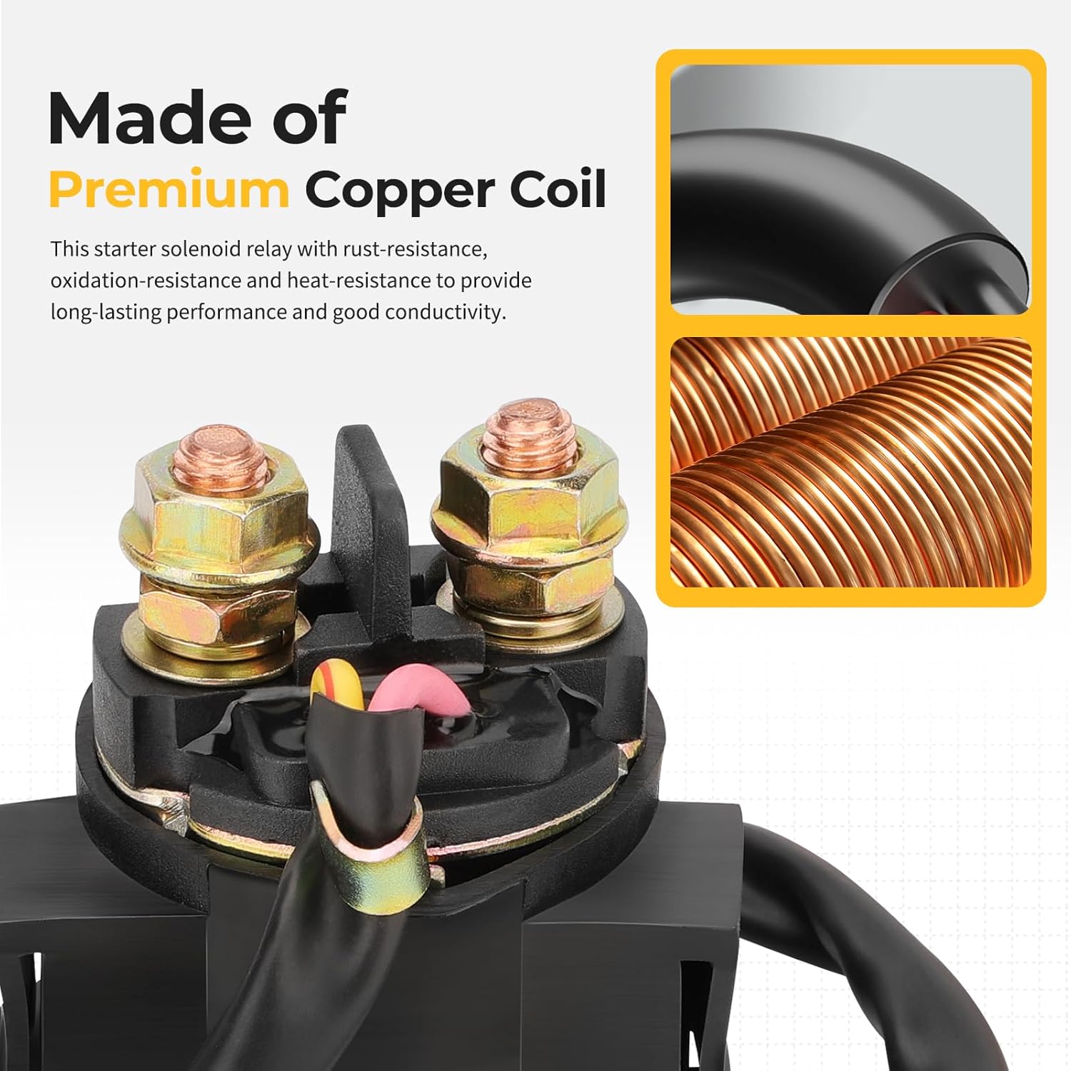 M MATI Handlebar & Starter Relay Switch for Honda TRX400EX 400EX Sportrax 2005 2006 2007 35200-HN1-A41 35850-HM3-000