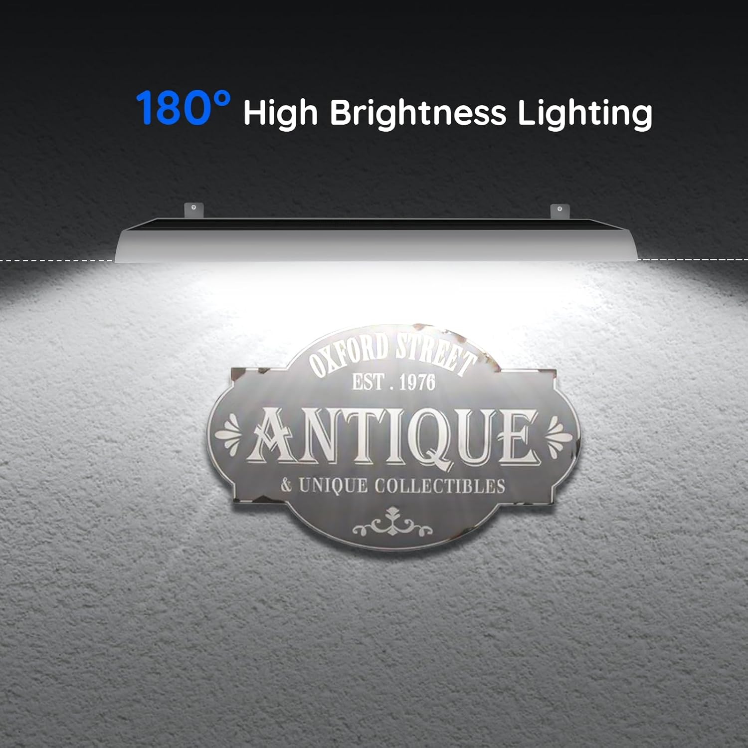 Solar Sign Light,Commercial 232 Leds Billboard Lights for Bussiness,Waterproof Outdoor Sign Lighting for Real Estate Signs, Business, Advertisement, High Way (white)