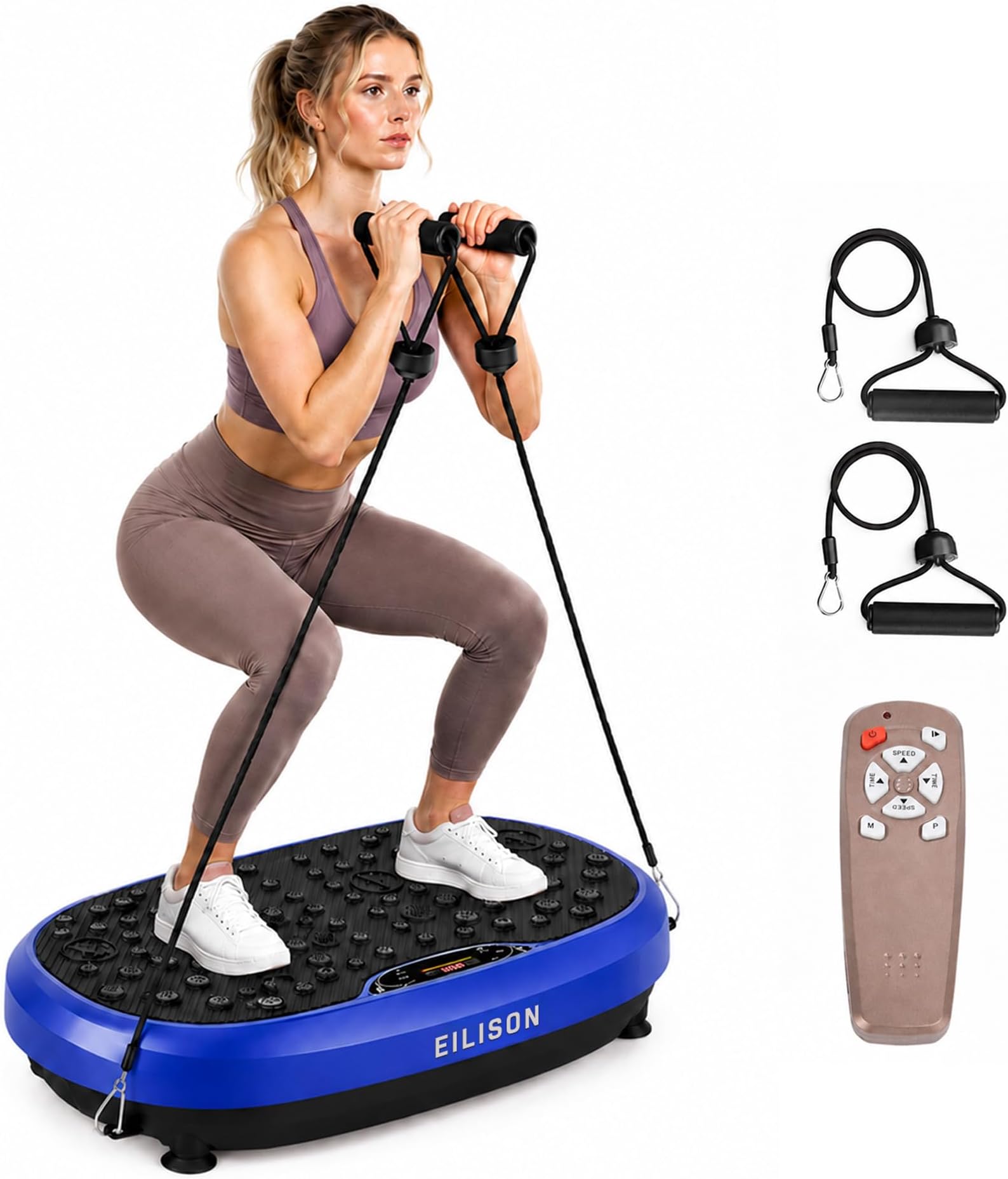 EILISON FitMaxx 3D XL Vibration Plate Exercise Machine with 120 Speeds