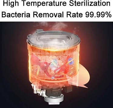 Fully Automatic Portable Washing Machine, Mini Foldable Washer and Spin Dryer, Ultrasonic Turbine Wash, for Apartments, Dormitories, Camping, RV, Blue Light (Color : Bianco)