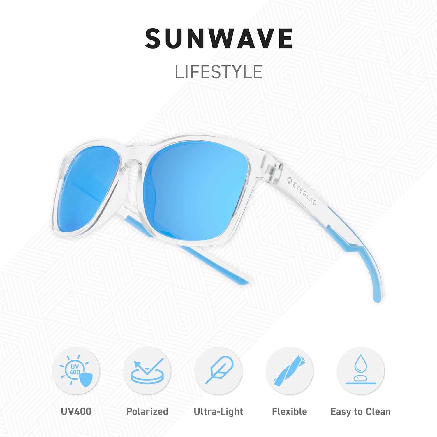 SUNWAVE Ultra-lightweight Design Lifestyle Sunglasses Outdoor Fishing Polarized UV400 Men Women Running Sports - Image 2