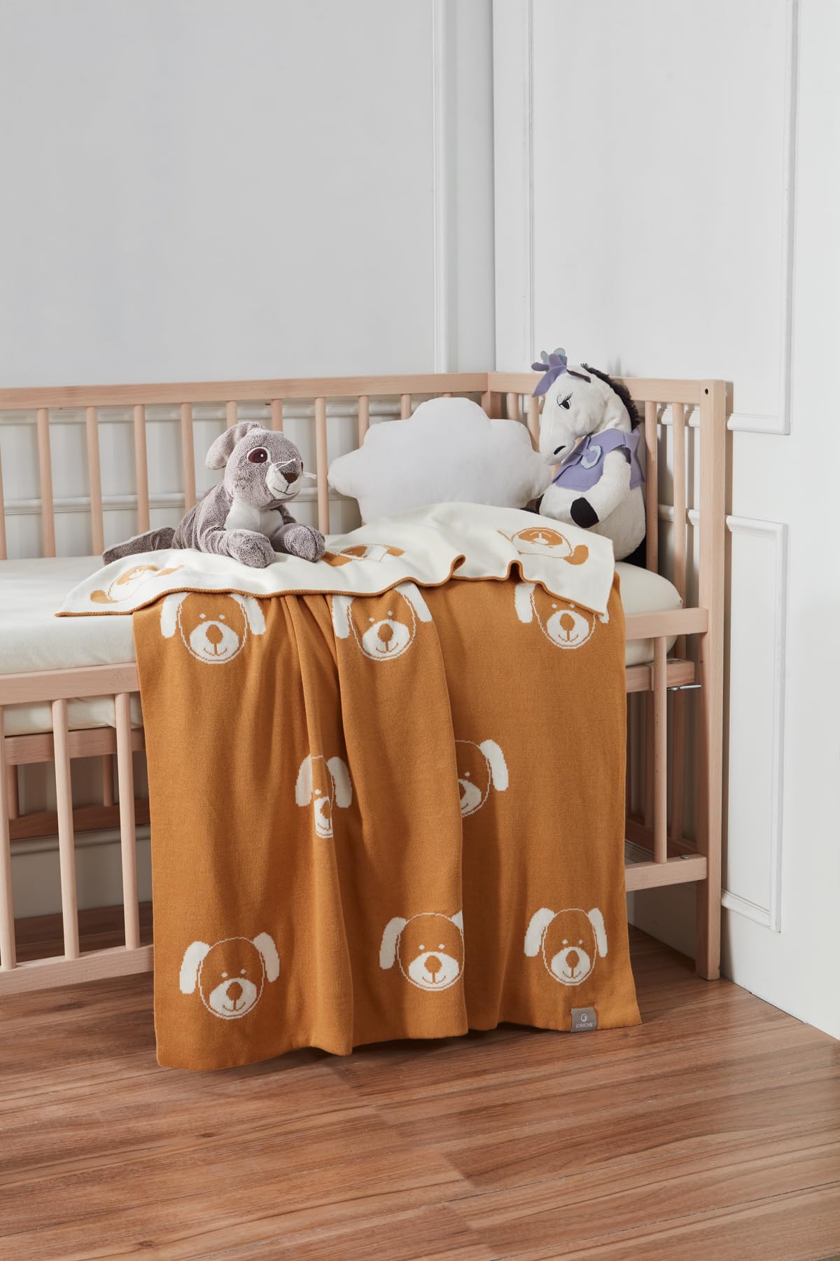 EVERSOFT FABRICS Premium Baby Blanket 350g- 100% Organic Cotton, Oeko-Tex 100 Certified, Lightweight & Soft