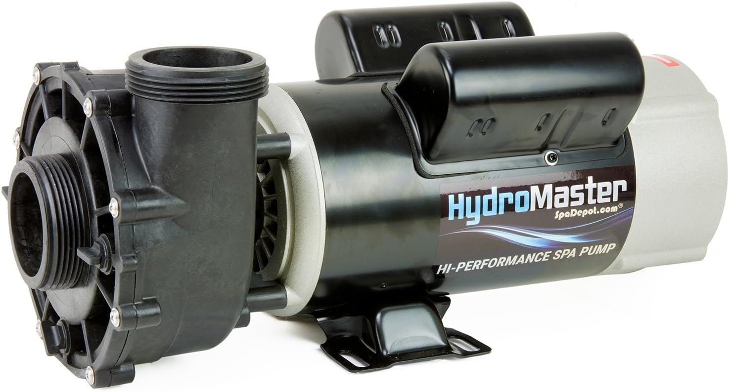 HydroMaster 2 HP Hot Tub Spa Pump Side Discharge 2-SPD 48-Frame LX Motor 240V (Also Replaces Waterway or Aqua-Flo)