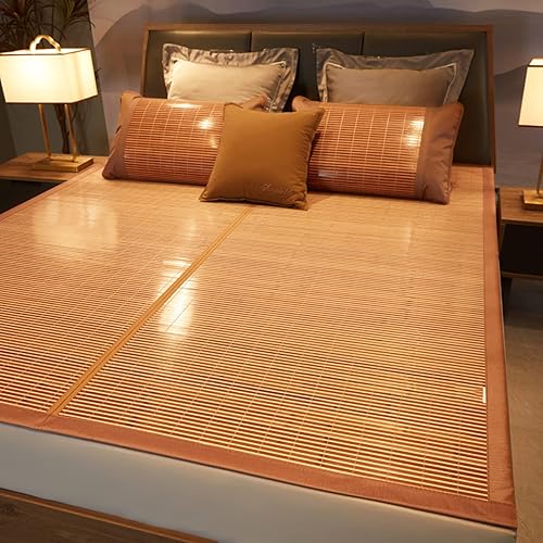 Miniatura 3 de Estera de dormir de verano de bambú,Colchón plegable de bambú,Cubrecolchón de enfriamiento,Cojín de dormir de enfriamiento natural,Absorción