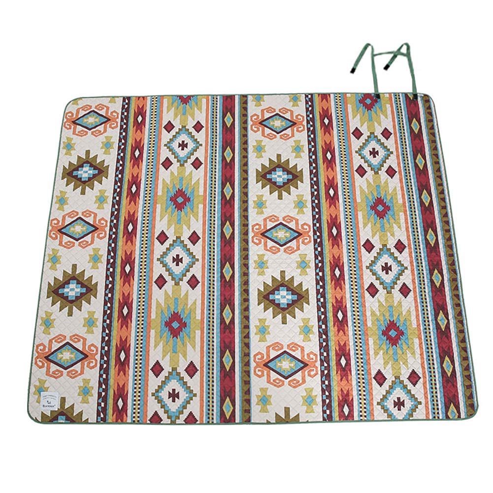 Coperta da Picnic Spessa Extra Grande Impermeabile Anti Sabbia Portatile Pieghevole Etnico Tappetino da Spiaggia Lavabile in Lavatrice per All'aperto Campeggio Escursionismo Giardino （L, XL, XXL）