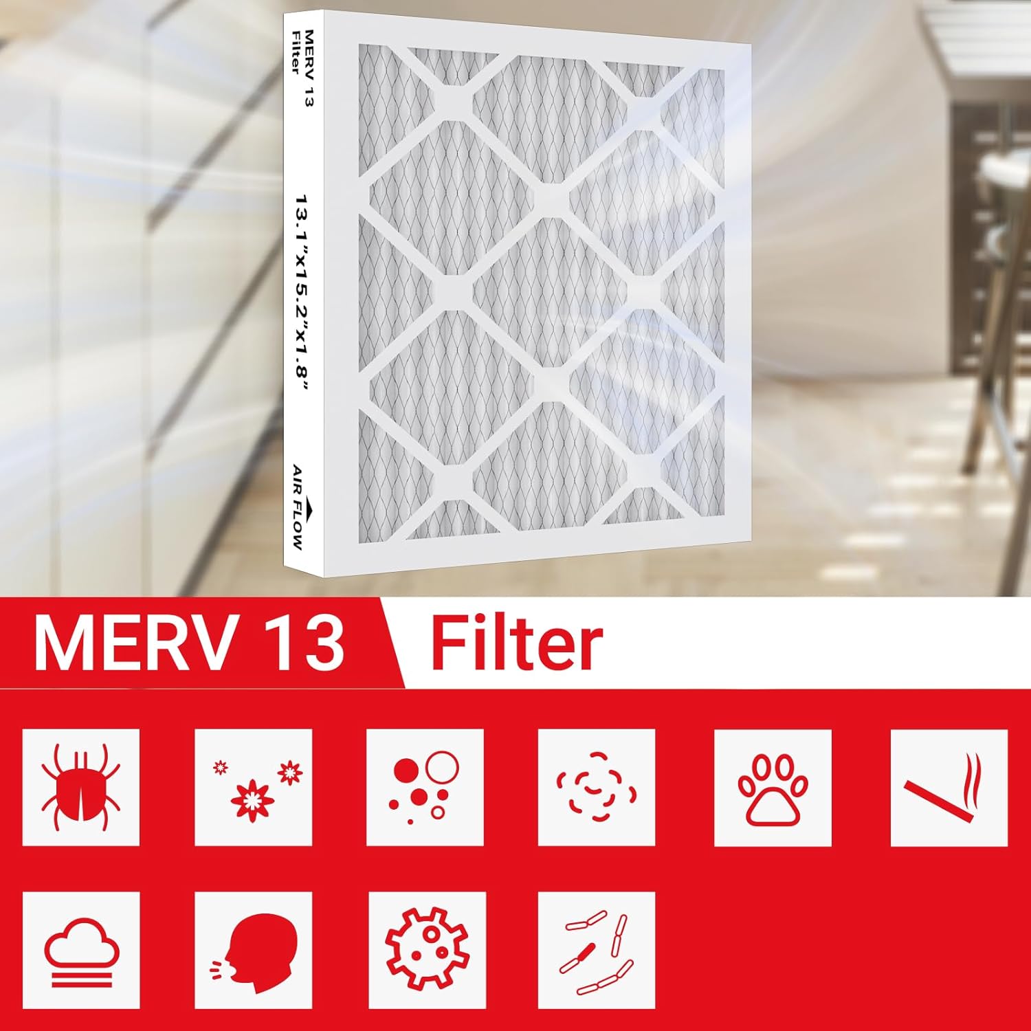 PN07126 MERV 13 Dehumidifier Filter Replacement Compatible with Sanidry Sedona Dehumidifier PN07126 Replacement Dehumidifier Grille Filter 4 Packs