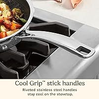 Vista 6 de Cuisinart FusionPlus Nonstick Stainless Steel Cookware, 8-inch Skillet with PFAS-Free PURELYSEAR Ceramic Technology, Scratch Proof, Cool Grip