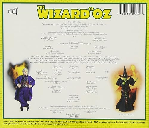 Miniatura 2 de The Wizard Of Oz 1998 Cast Recording Madison Square Garden Cast