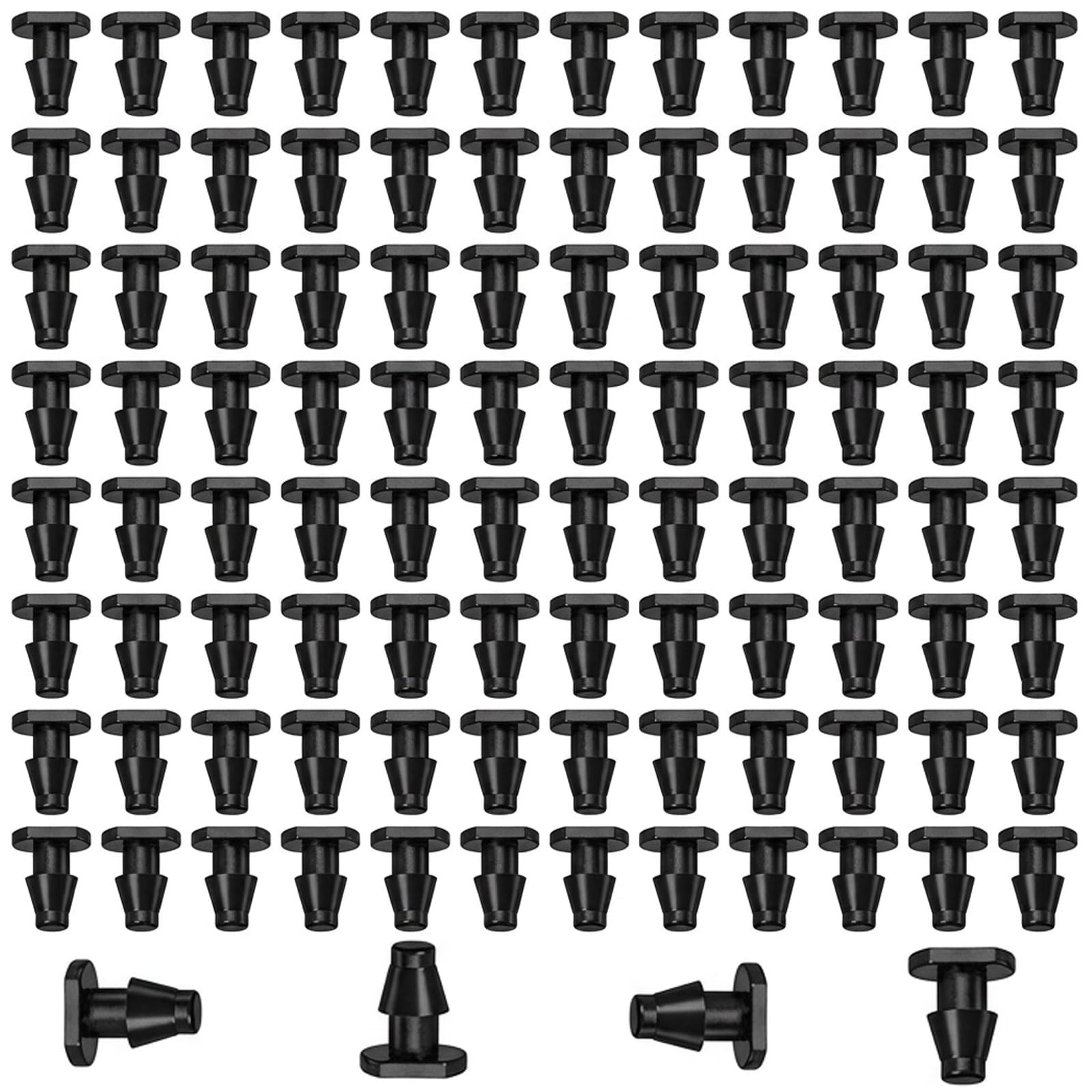 LUCTHY 100 Pcs Drip Irrigation End Plugs, Goof Hole Stoppers for Hose