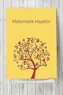 Postermanya (pster6369) Matematik Hayattır Eğitim Posteri 2 (40x60cm)
