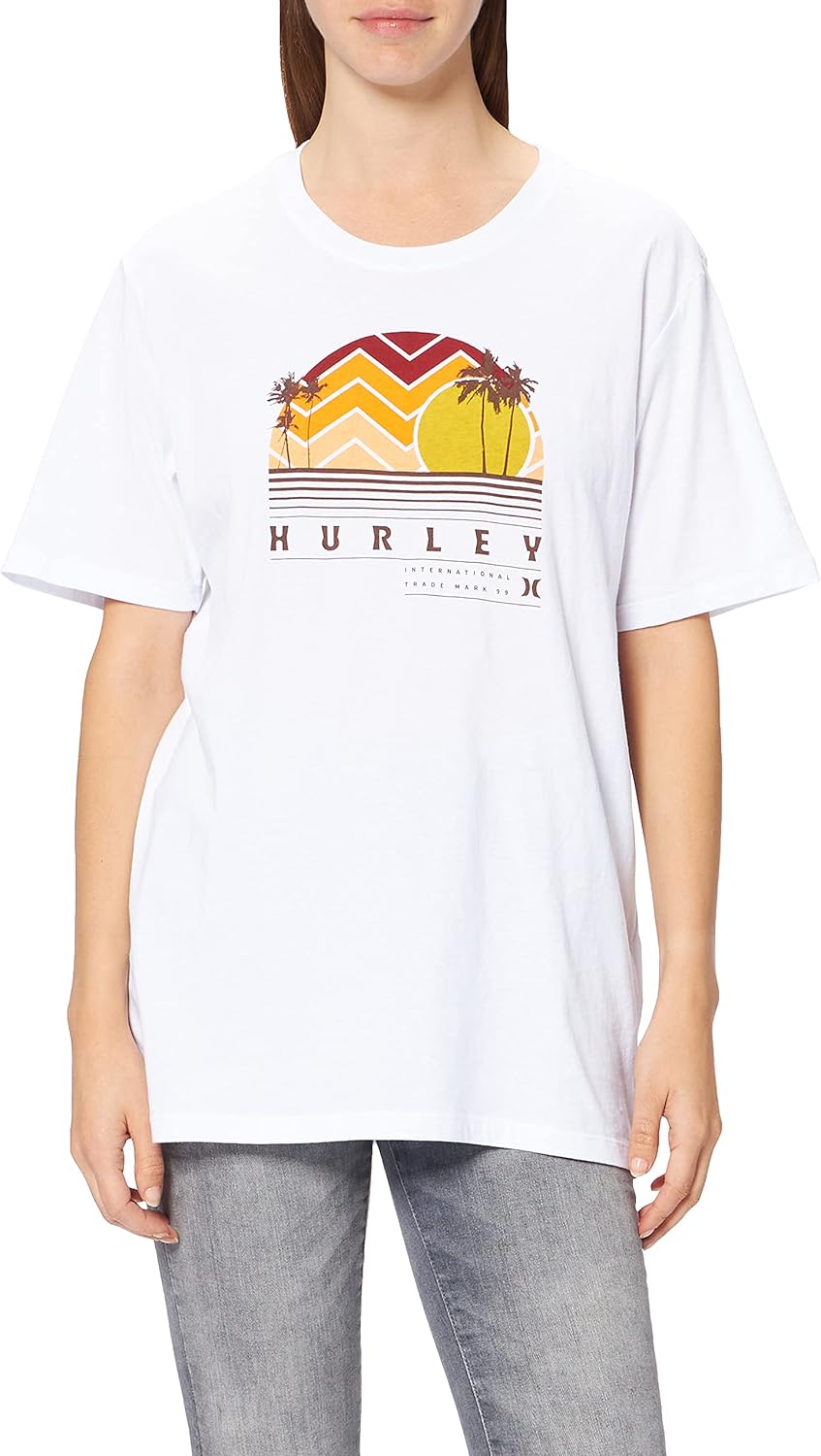 Hurley Everyday Washed A Far T-Shirt Mens Sz L White