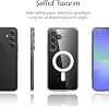 Rongep Samsung Galaxy A36 için Şeffaf Kılıf Mag-Clear Güçlü Manyetikli [MagSafe ile Uyumlu] A36 Koruyucu Sararmaya Dayanıklı Kalın Yapılı Darbe Emici PC+TPU Hibrit Tasarım Samsung A36 Kılıfı