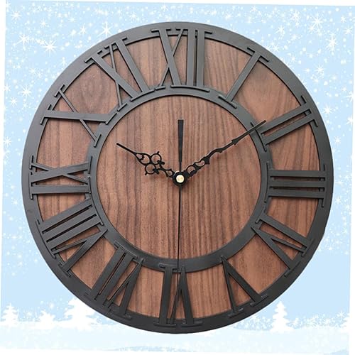 Miniatura 2 de 2 unids elegante reloj de pared digital reloj de pared rústico reloj de pared retro reloj de pared reloj de pared decorativo relojes de pared de