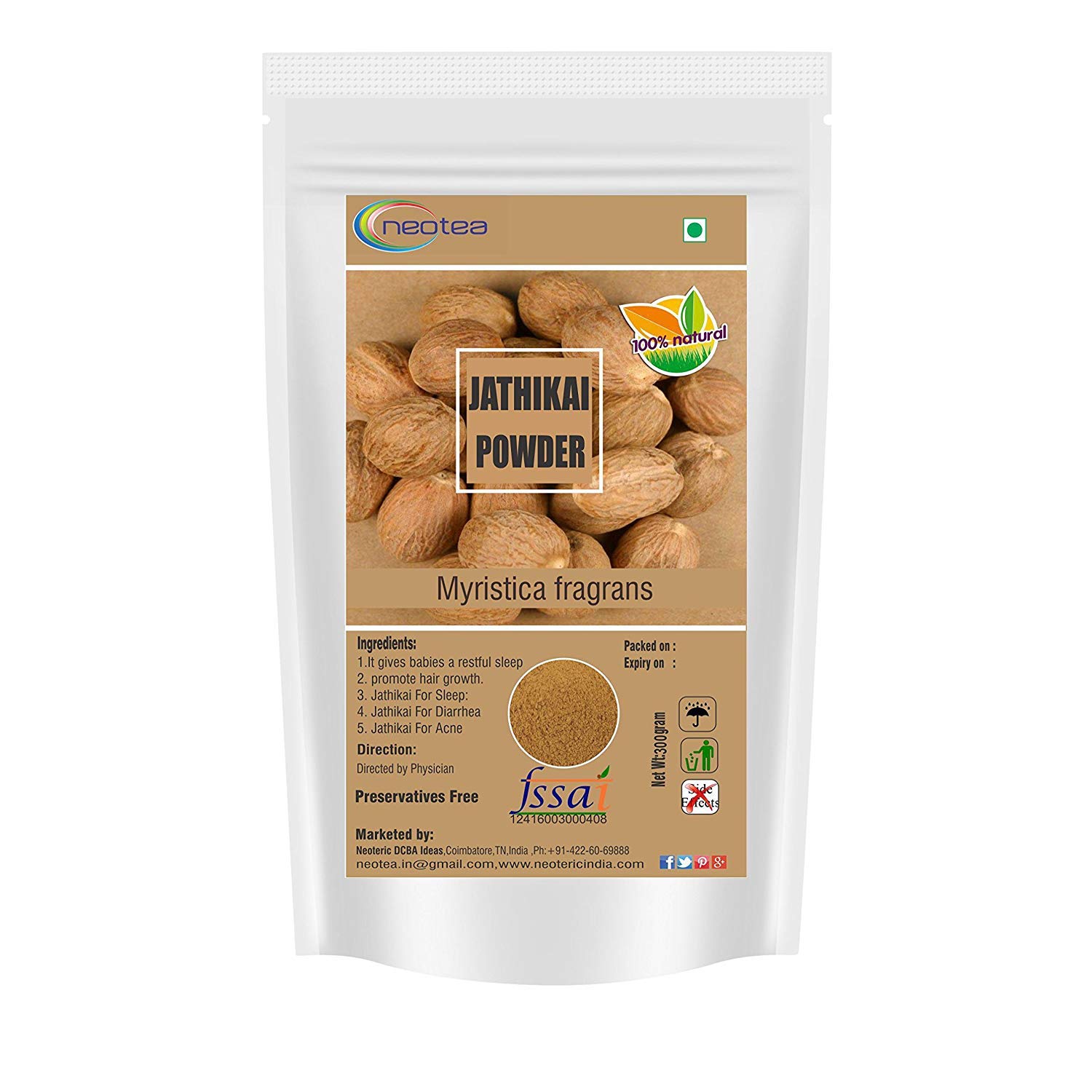 Neotea Nutmeg Powder Jaiphal Jathikai 1 Kg Buy Online In Malaysia At Desertcart 70111982