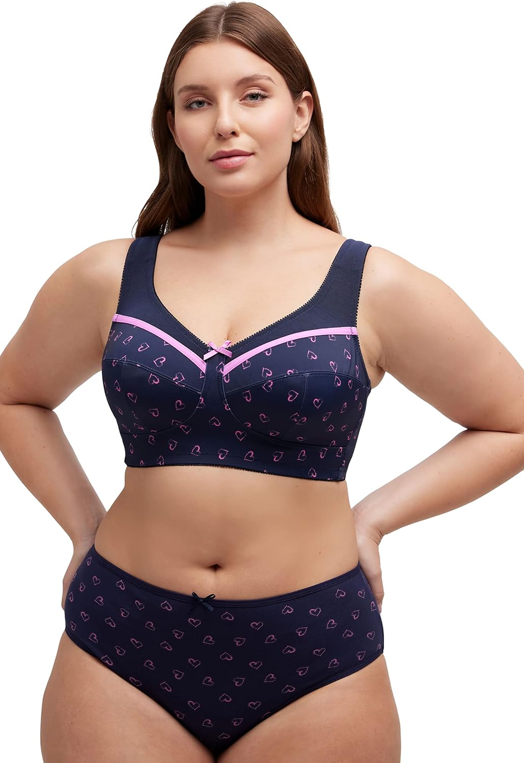 Ulla Popken Damen Regenhose Übergrößen - Wasserdicht Mit Reflektorpaspeln