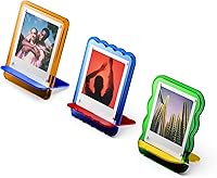 Polaroid Acrylic Magnetic Photo Frames 3-Pack - Customizable Multi-Colored Displays for i-Type, 600, SX-70 Instant Photos (6367)