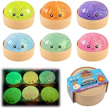 Glow in The Dark Dumpling Squishy,Dumling Mystery BoxRandom Color-1Pc